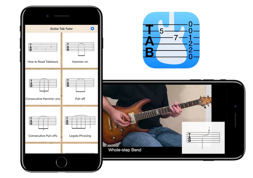 Learn to Read Guitar Tablature with Guitar Tab Tutor App for iOS