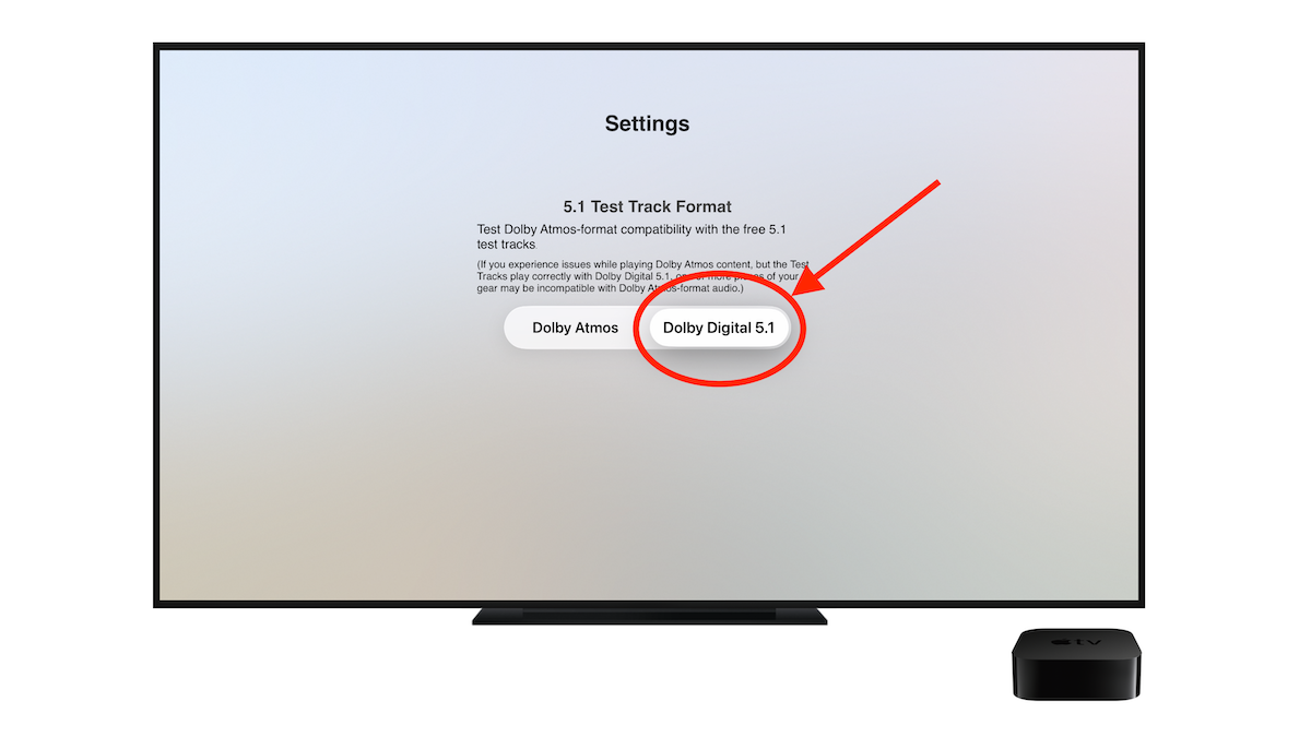 Dolby Digital 5.1 legacy setting